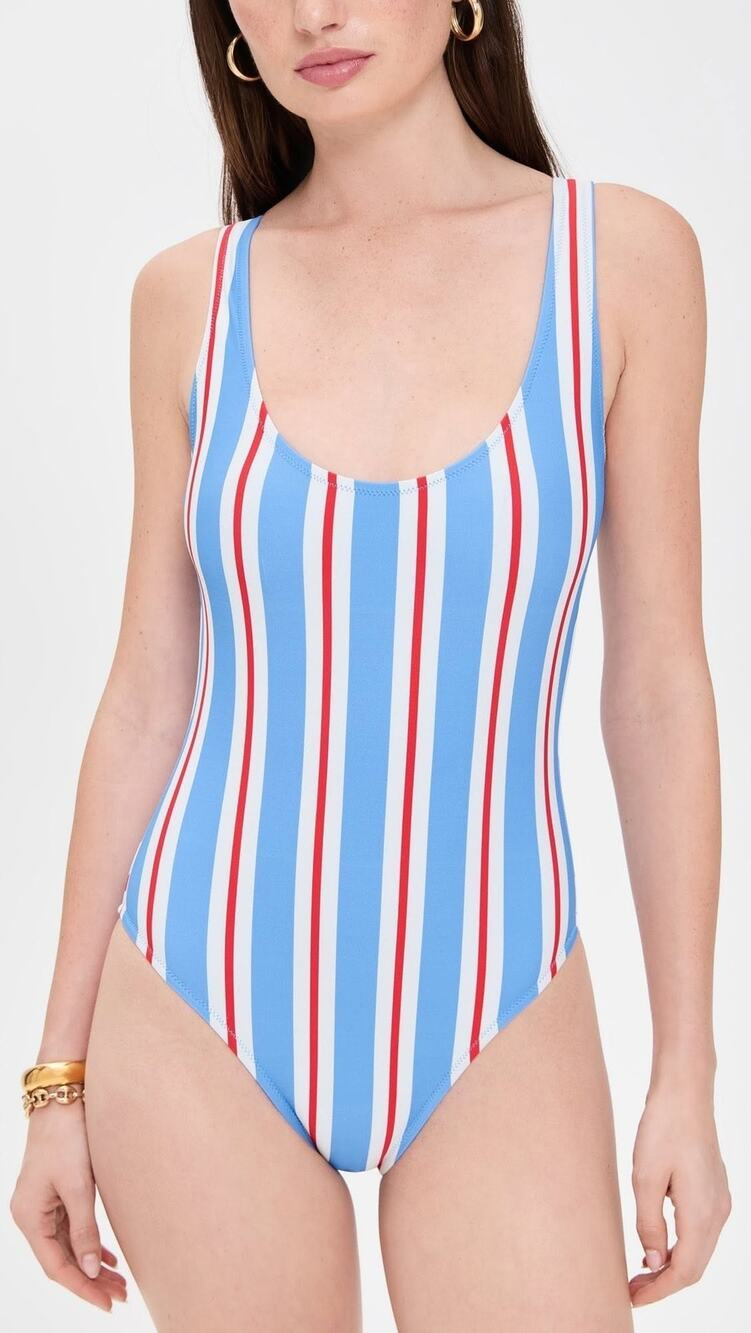 SOLID & STRIPED Anne-Marie One Piece Americana Stripe - XL (BRAND NEW IN BAGS)